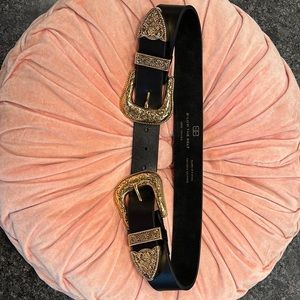 B-LOW THE BELT, Black & Gold